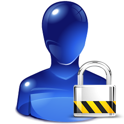 Personal, man, user, head, blue user png icon